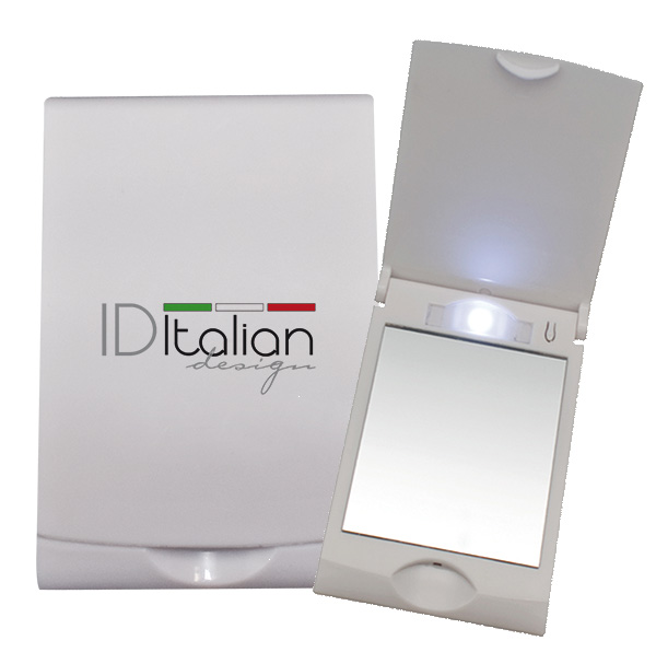 Specchio compatto di design IDitalian, con luce LE